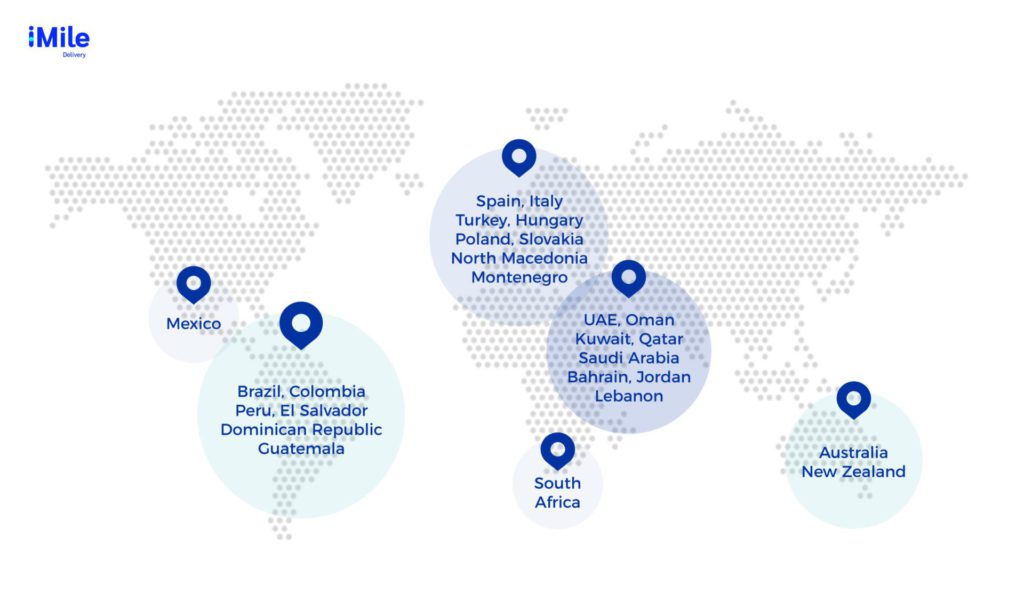 imile global locations