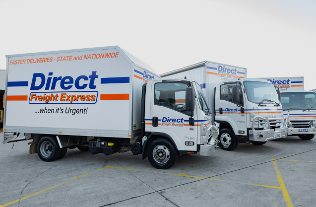 Direct Freight Express linehaul trucks
